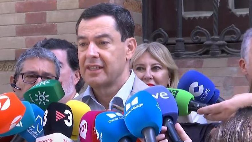 El presidente de la Junta y candidato a la reelección, Juanma Moreno.