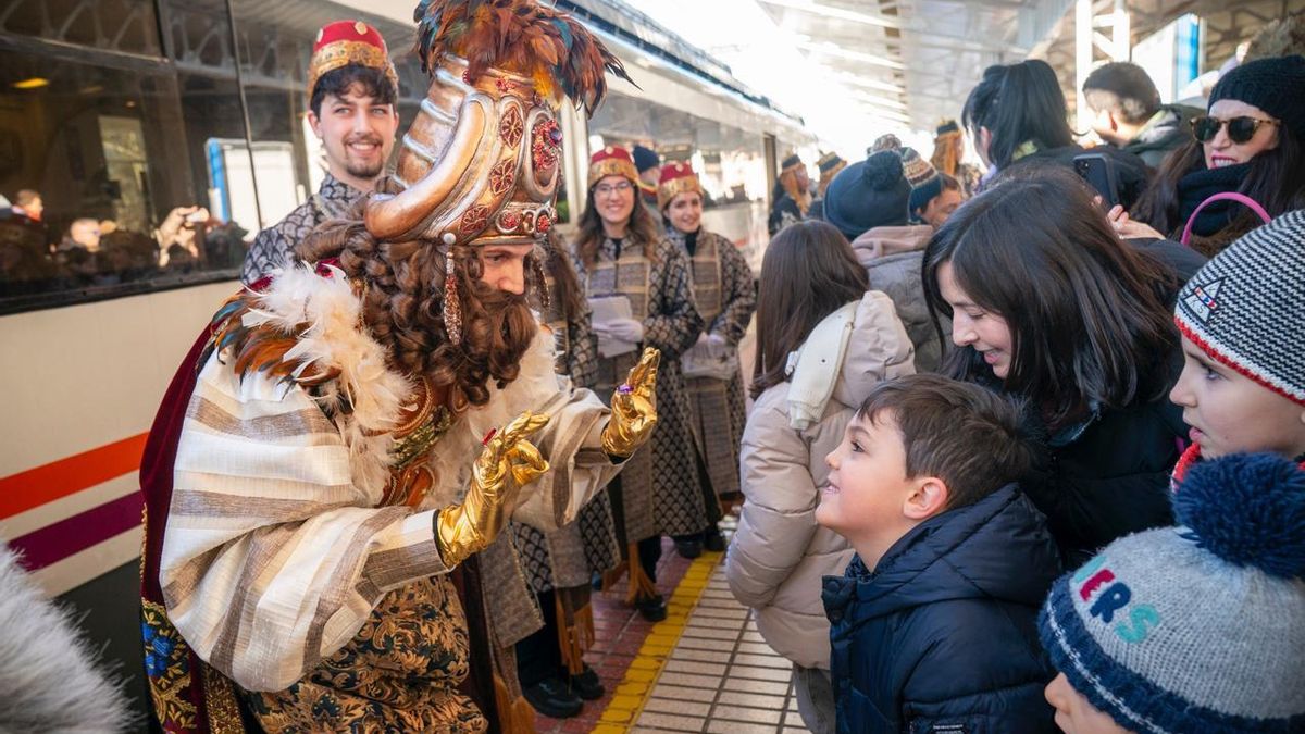 El paso de los Reyes Magos por Euskadi, en imágenes