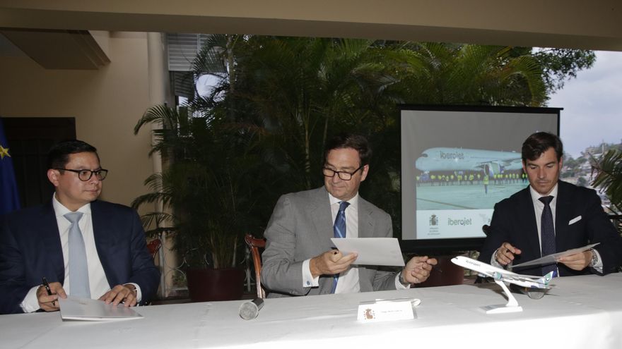 Línea española Iberojet renueva exclusividad de vuelos directos entre Honduras y España