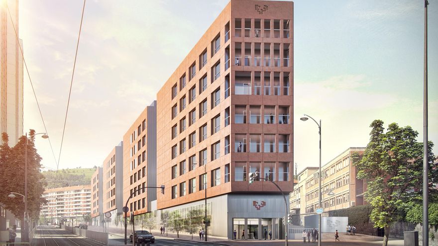 Imagen del diseño del nuevo edificio.