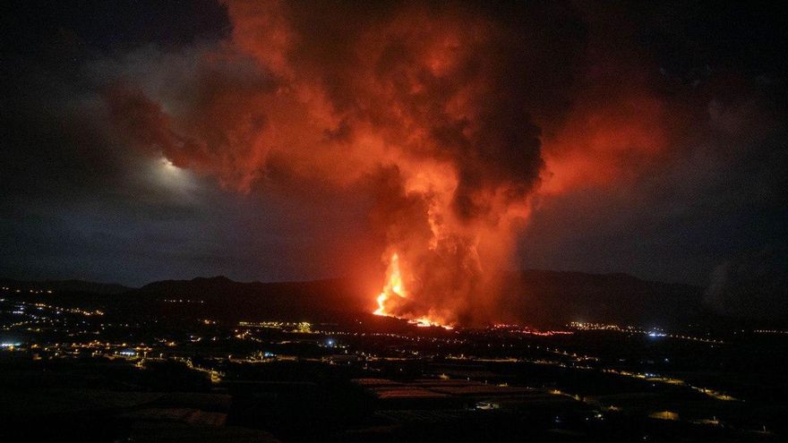 El volcán de La Palma. / FOTO: José Bringas