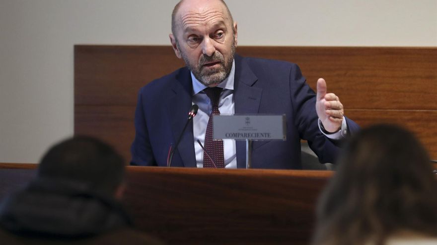 El presidente de la Junta General del Principado, Juan Cofiño.