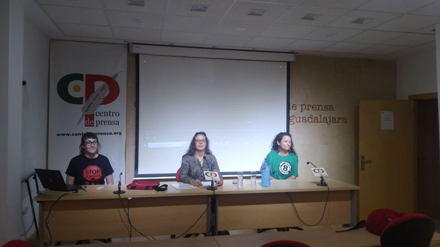 Rueda de prensa de la Plataforma Antirrepresiva de Guadalajara