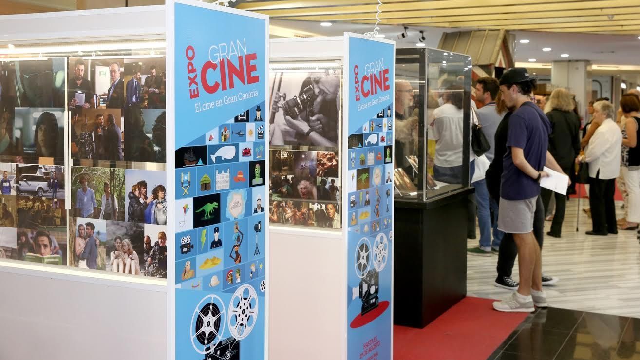 Exposición 'El cine en Gran Canaria'. (ALEJANDRO RAMOS)