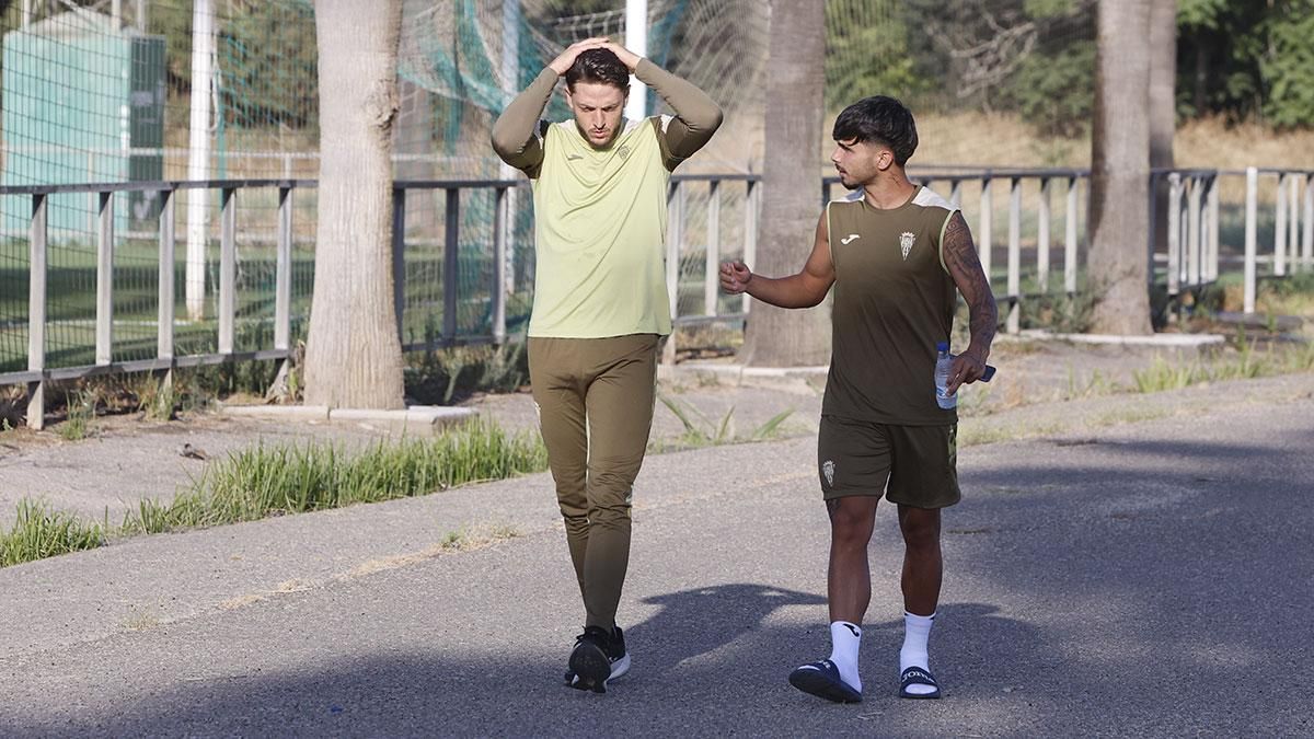 Primer entrenamiento de pretemporada del Córdoba CF, en imágenes