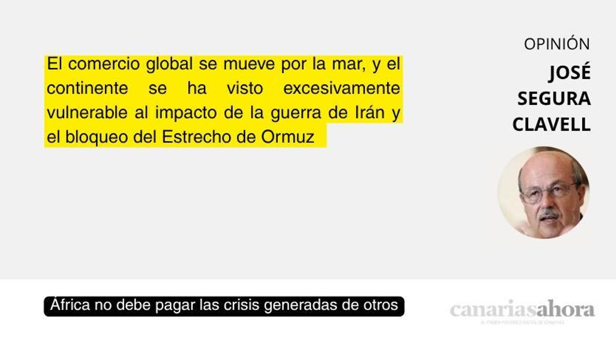 África no debe pagar las crisis generadas de otros