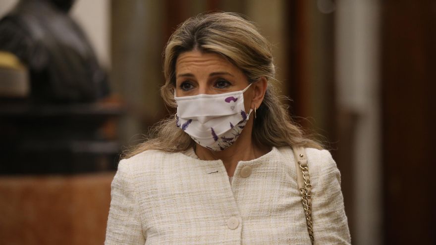 La vicepresidenta segunda y ministra de Trabajo y Economía Social, Yolanda Díaz, en una foto de archivo.