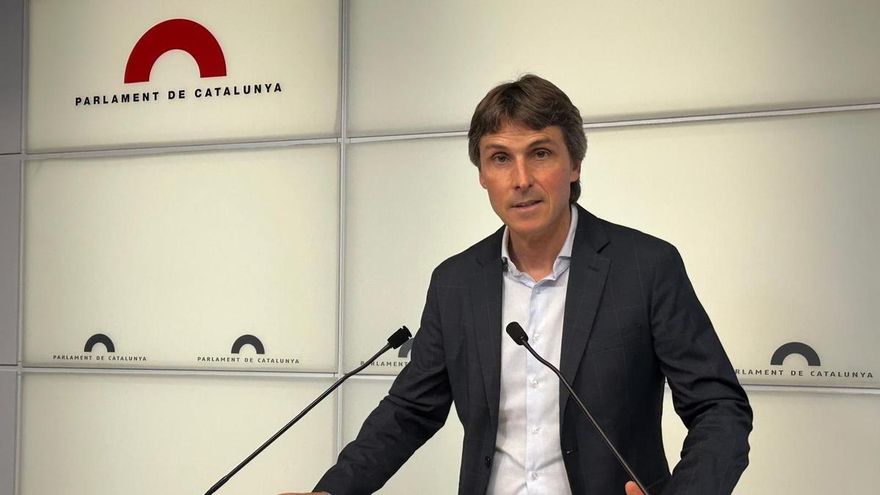 El portavoz de Junts en el Parlament, Salvador Vergés.