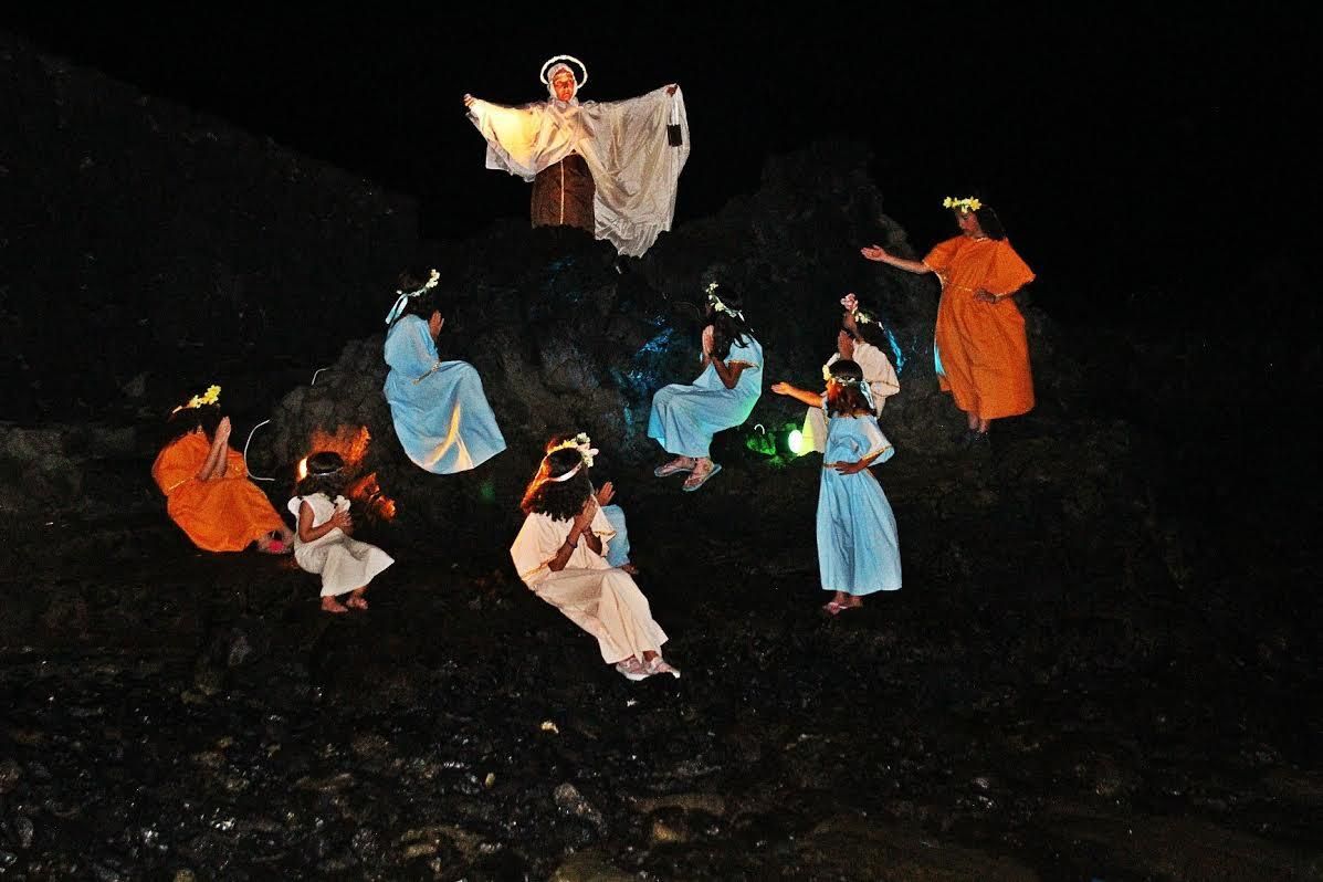 Tradicional cuadro plástico de La Salemera. Foto: JOSÉ AYUT.