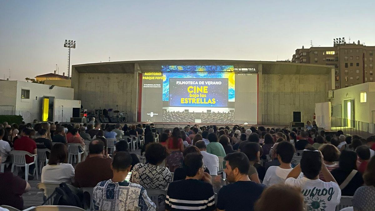 Imagen de una de las proyecciones de la iniciativa 'Cine bajo las estrellas'