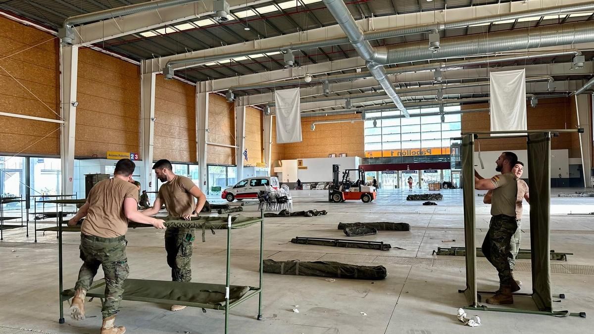 Talavera desmonta su campamento después de que todos los acogidos por el incendio hayan regresado a sus casas