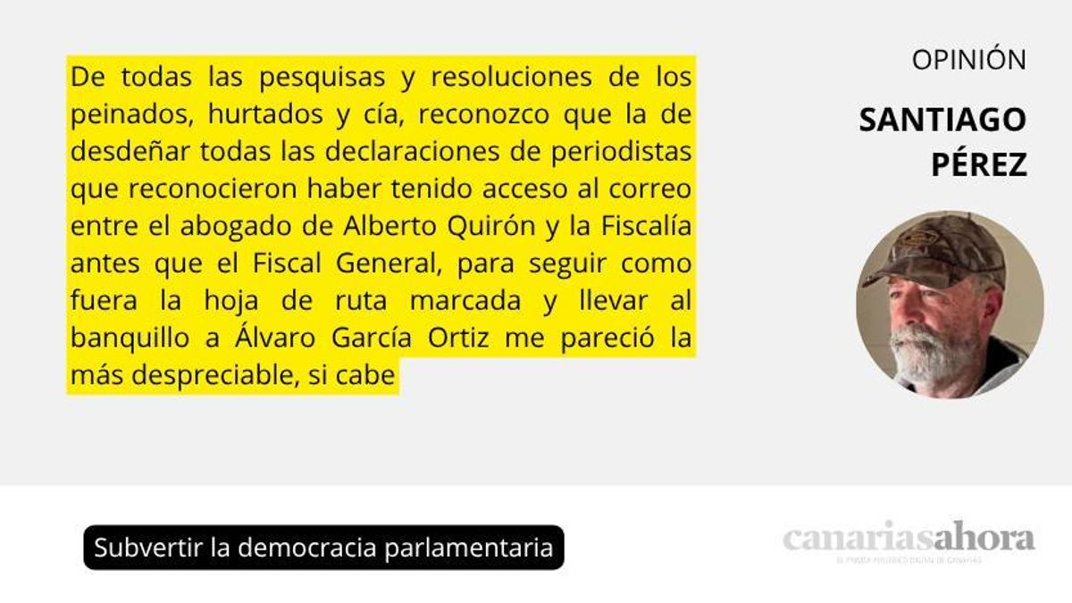 Subvertir la democracia parlamentaria