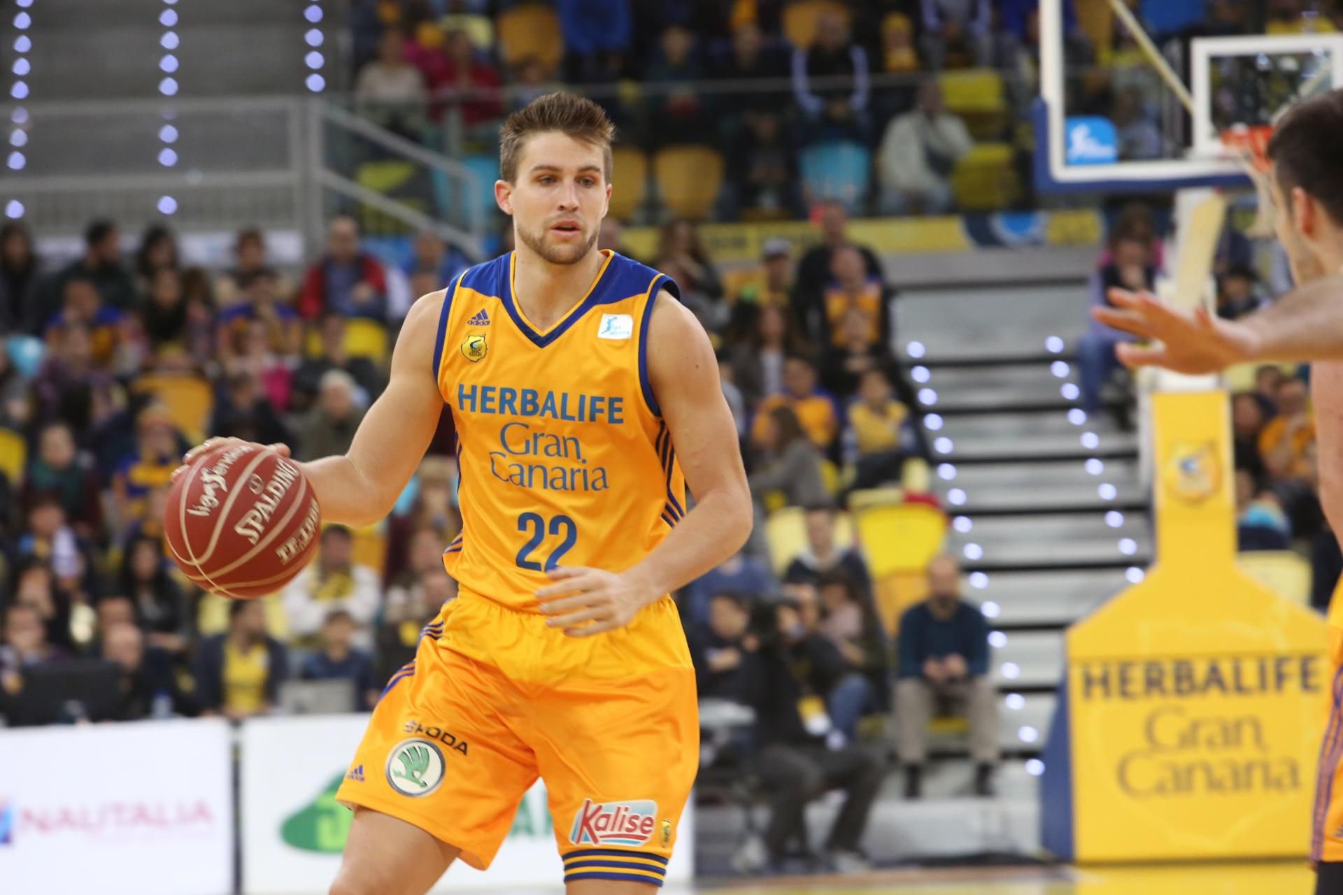 Imagen del encuentro Herbalife Gran Canaria - ICL Manresa. (Alejandro Ramos).