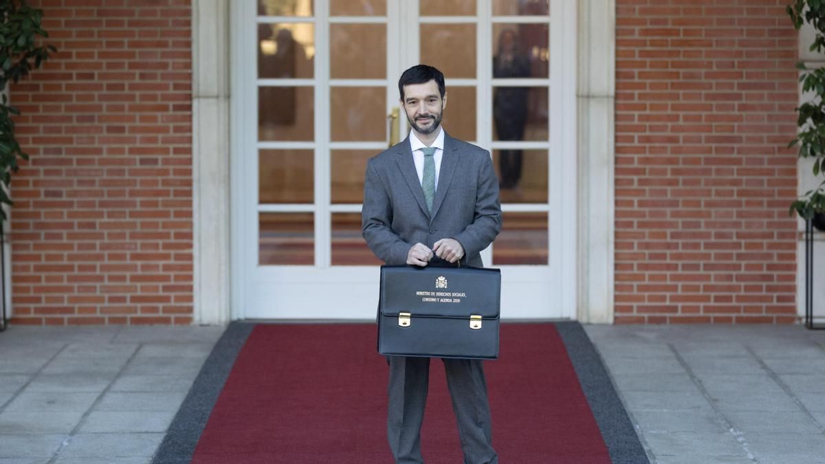 El ministro de Derechos Sociales, Agenda 2030 y Consumo, Pablo Bustinduy