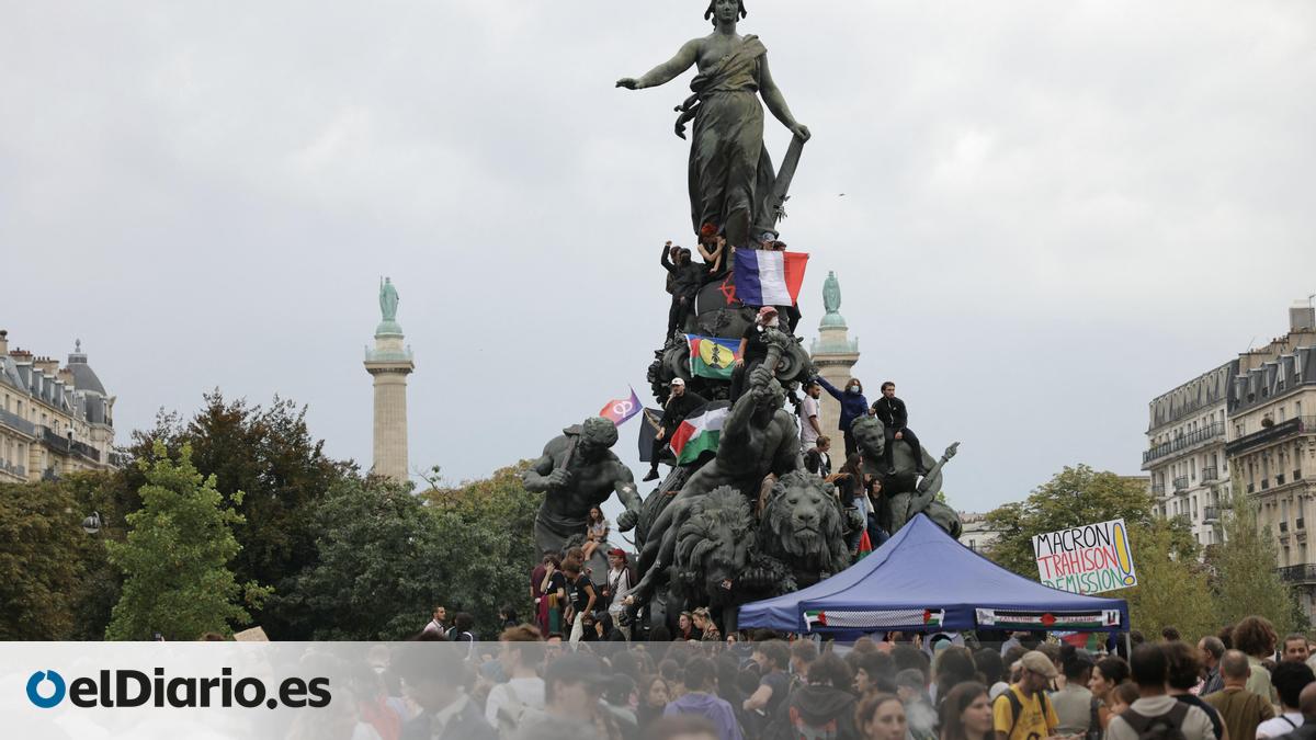 Miles de manifestantes de izquierda protestan en Francia contra el ...