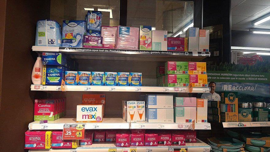 Un estudio revela que en Euskadi 105.000 mujeres sufrieron pobreza menstrual en 2021