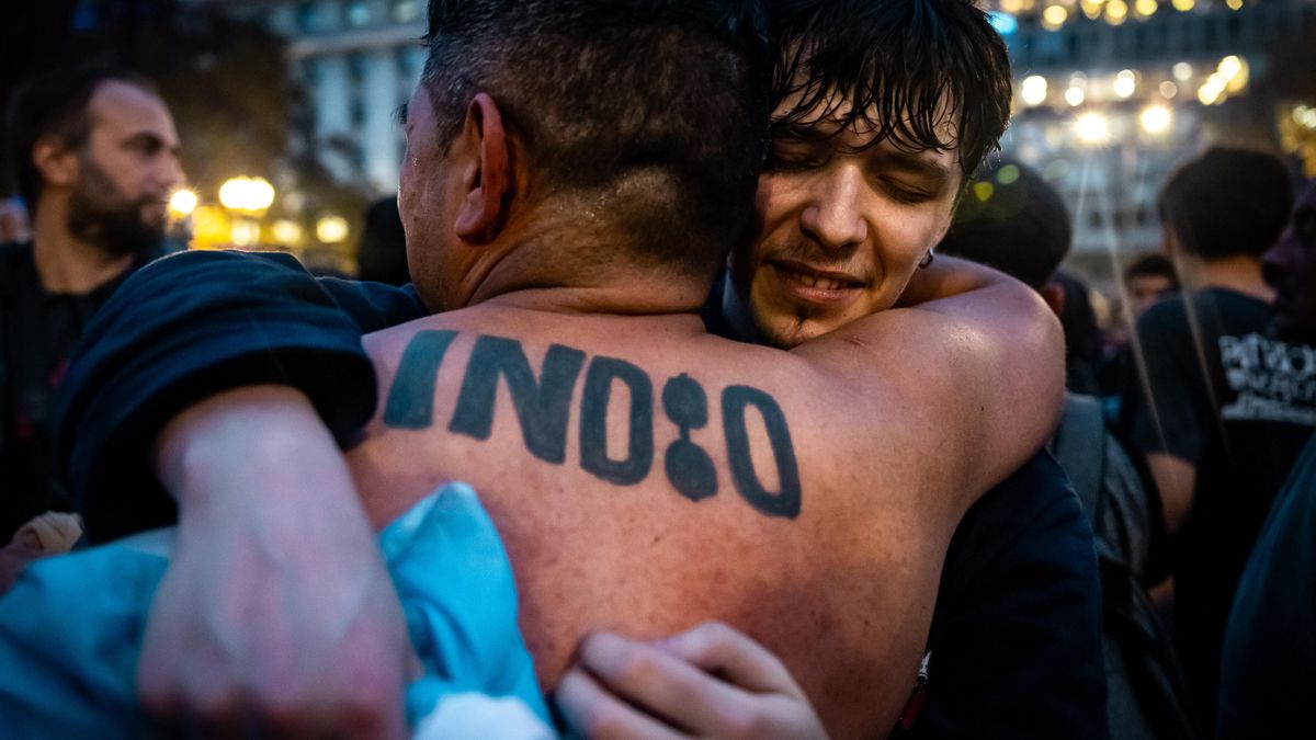 La despedida del Indio Solari en Plaza de Mayo