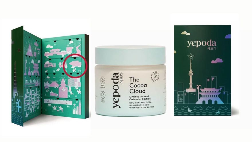 Alerta sanitaria: retiran del mercado un lote cosmético de la marca Yepoda incluido en su calendario de adviento