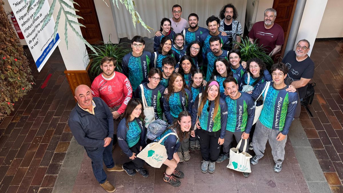 Puntallana recibe al alumnado del máster en biodiversidad de la UIMP-CSIC