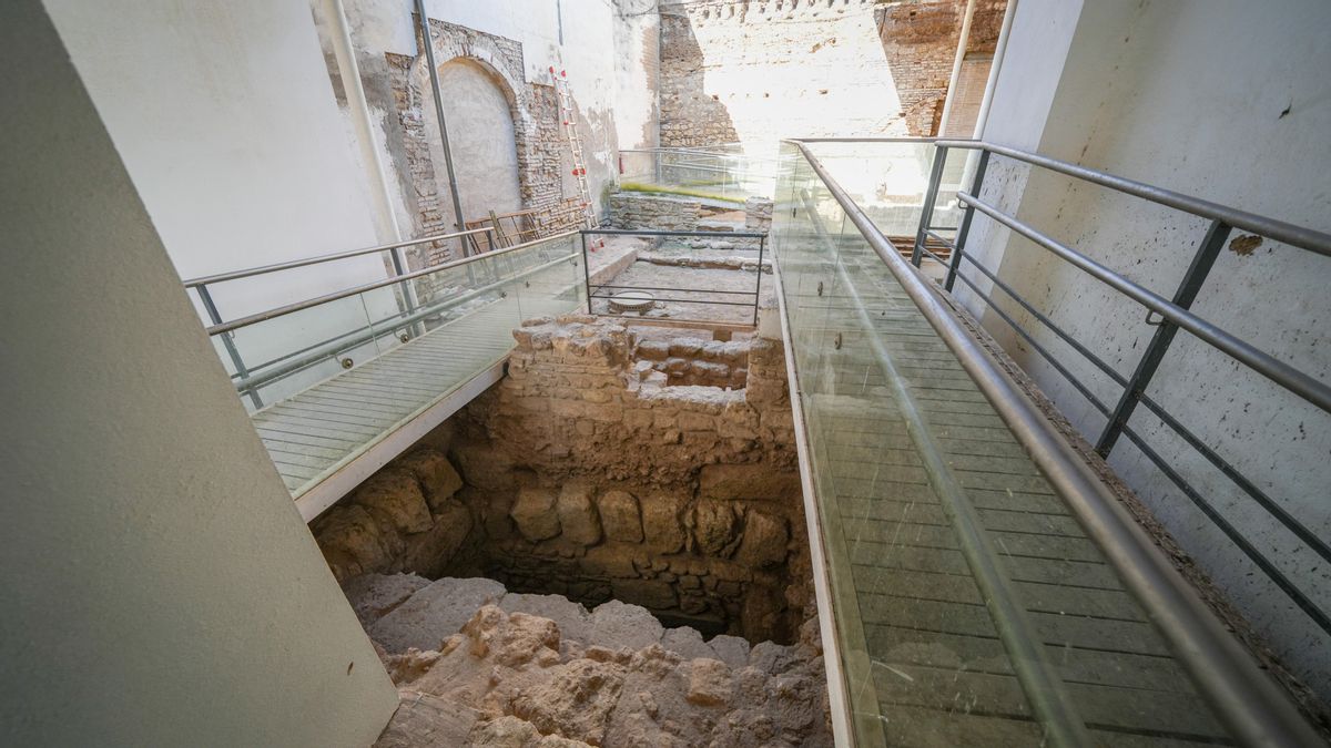 Obras en el futuro centro de visitantes de la Sinagoga