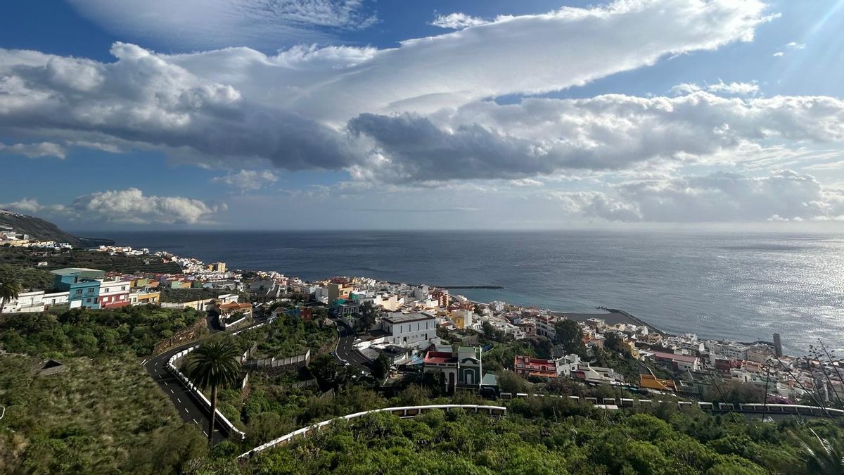 Panorámica del barrio de Calcinas de Santa Cruz de La Palma.