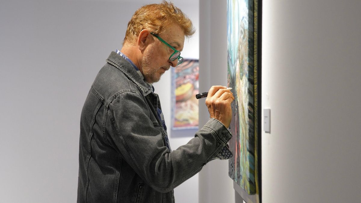 Un pintor llamado Manolo García: "Como en mis canciones, me gusta que la imaginación camine"
