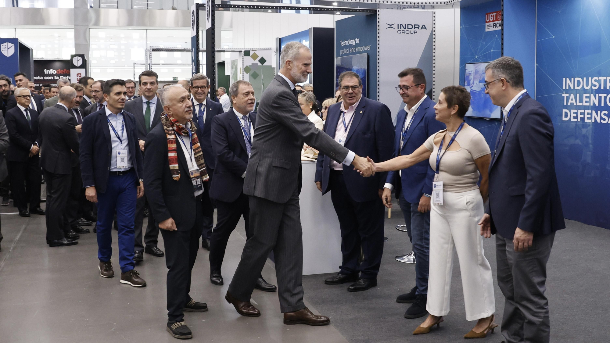 El Rey Felipe VI asiste a la jornada de clausura del Foro Indudef