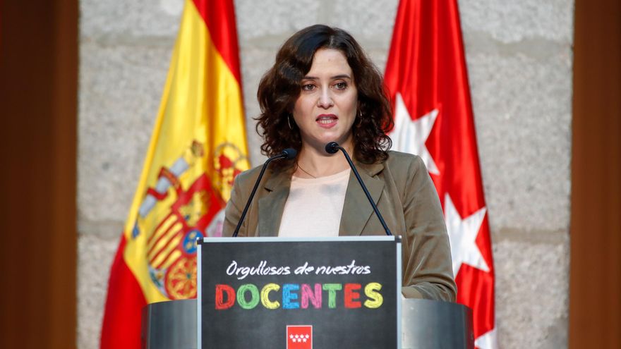 La presidenta de la Comunidad de Madrid, Isabel Díaz Ayuso