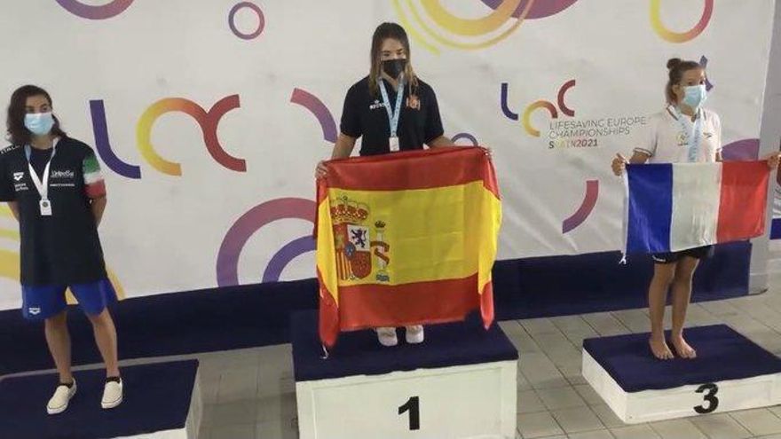 María Rodríguez, campeona de Europa Júnior de salvamento y socorrismo