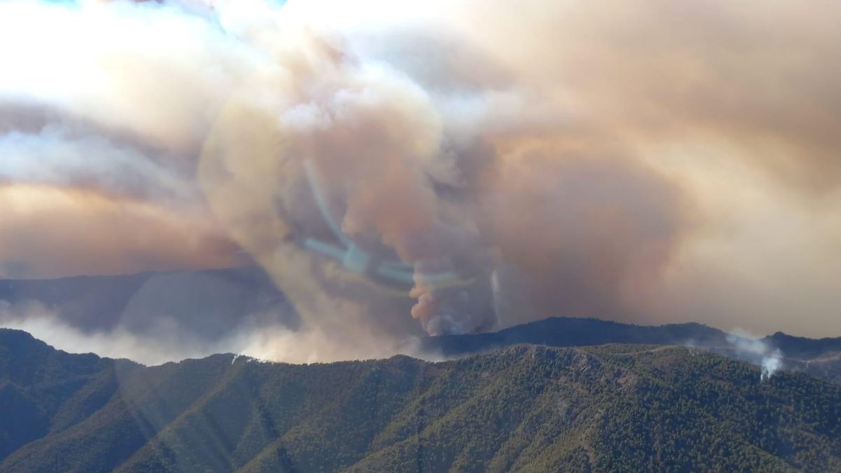 Incendio de Los Guájares.