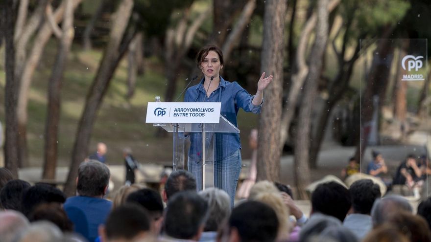 La presidenta de la Comunidad de Madrid, Isabel Díaz Ayuso.