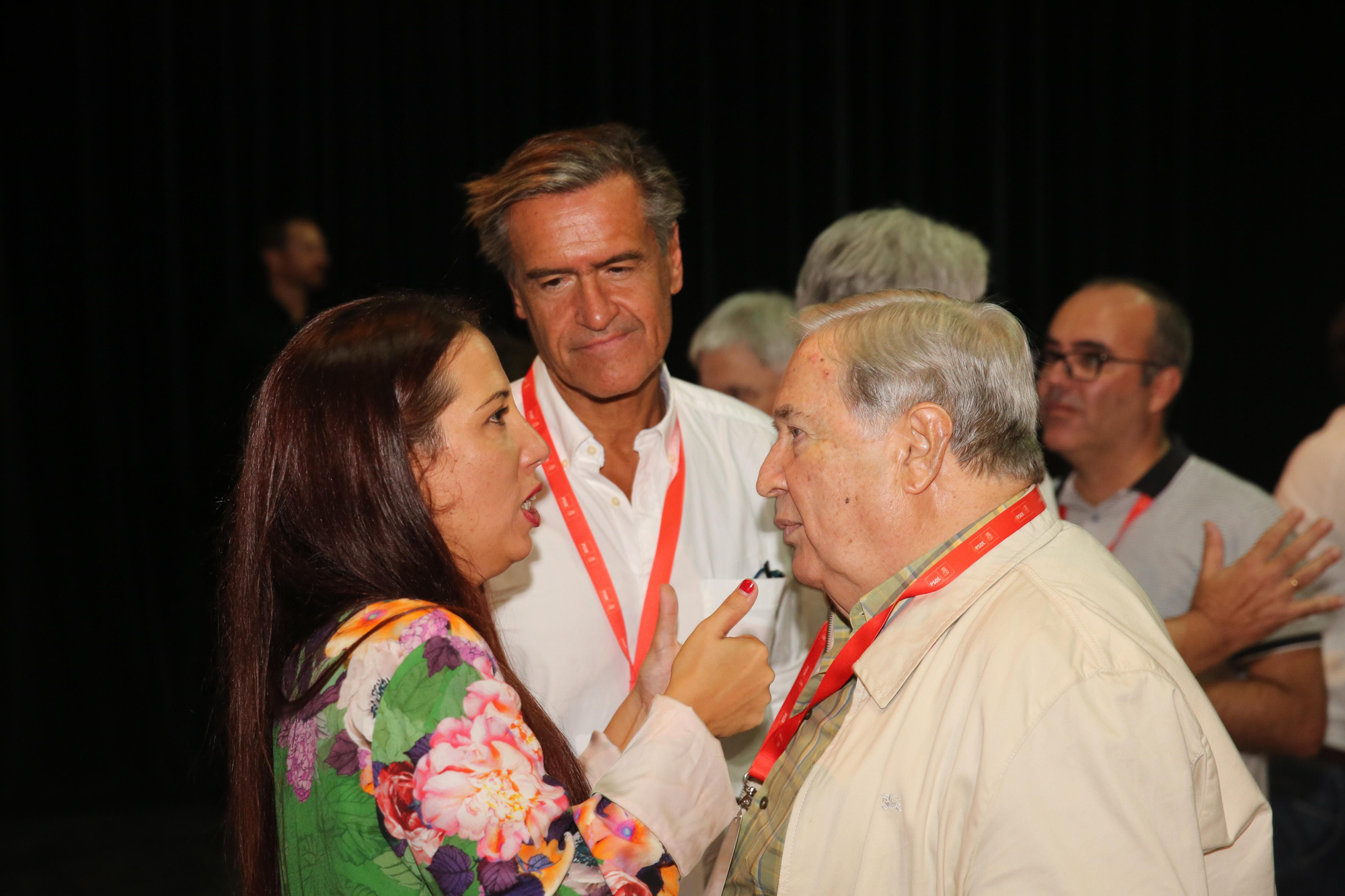 Patricia Hernández, Juan Fernando López Aguilar y Jerónimo Saavedra. (Alejandro Ramos).