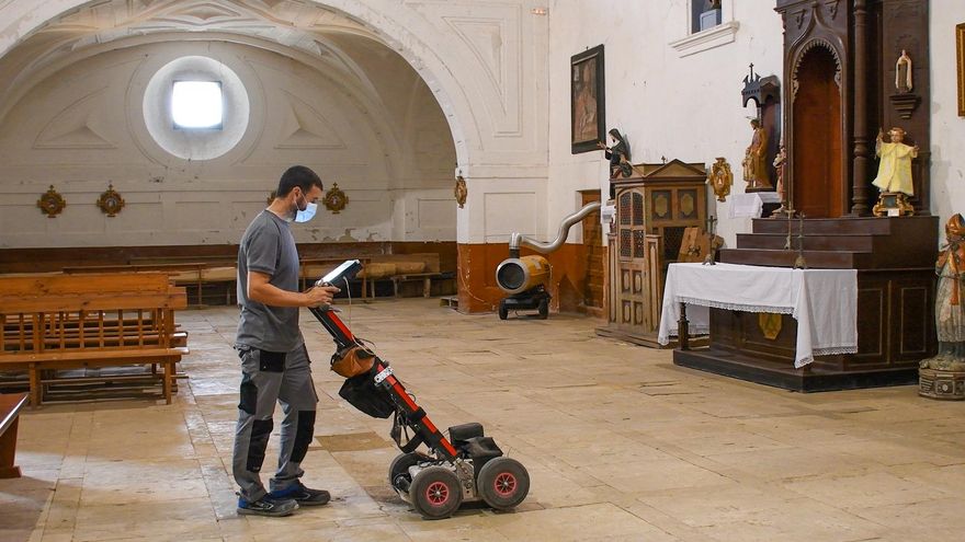 Prospección geofísica en Ventosa de la Cuesta.