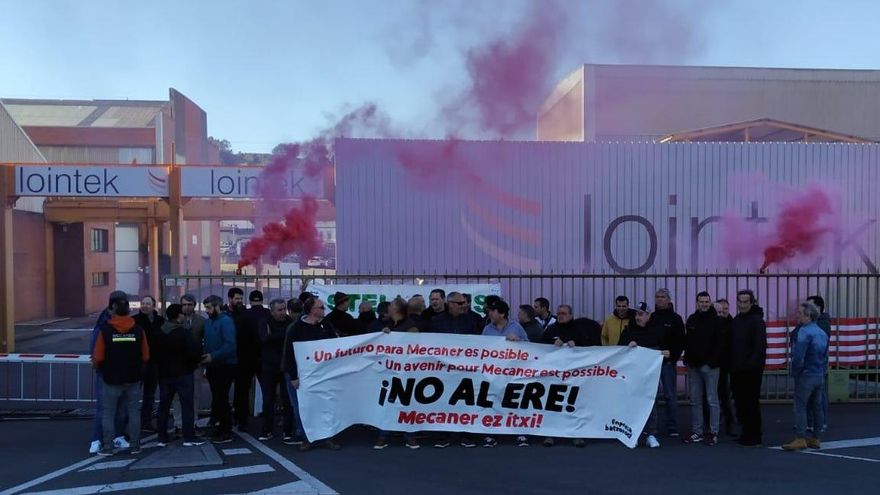 Mecaner inicia una huelga indefinida contra la deslocalización y el cierre de la empresa para buscar "producciones más baratas"
