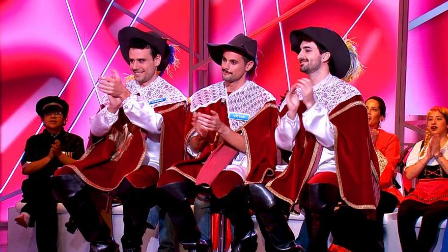 'Reacción en cadena' perdió en su especial de carnaval a 'Los Huertanos', su mejor equipo desde los 'Mozos de Arousa'