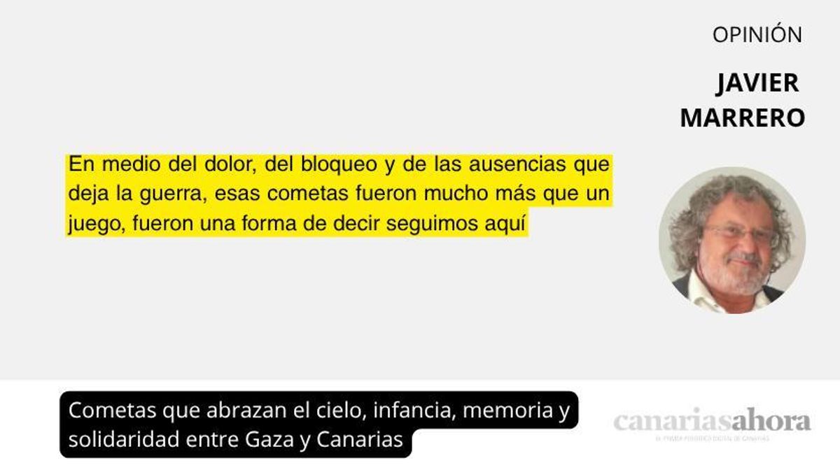 Cometas que abrazan el cielo, infancia, memoria y solidaridad entre Gaza y Canarias