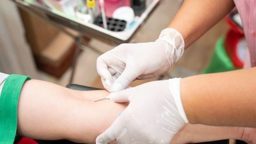 Donación de sangre. Imagen de archivo.