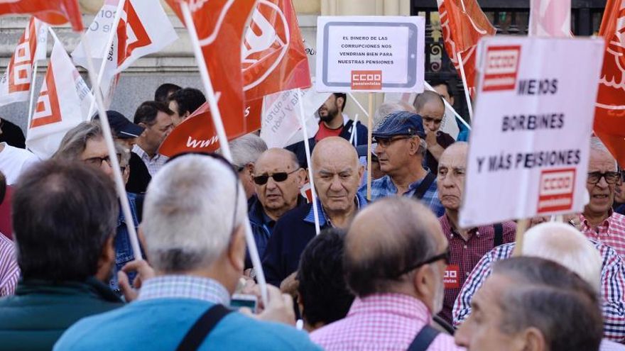 Concentración para defender el Estado del Bienestar, el envejecimiento activo y las pensiones.