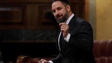 Santiago Abascal, durante su discurso este miércoles.