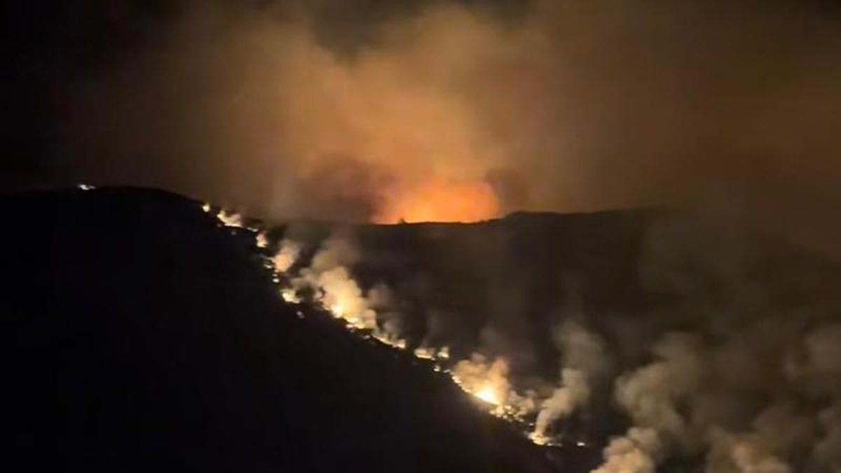 El incendio forestal en Ezcaray arrasa 60 hectáreas: 65 personas continúan trabajando en la zona