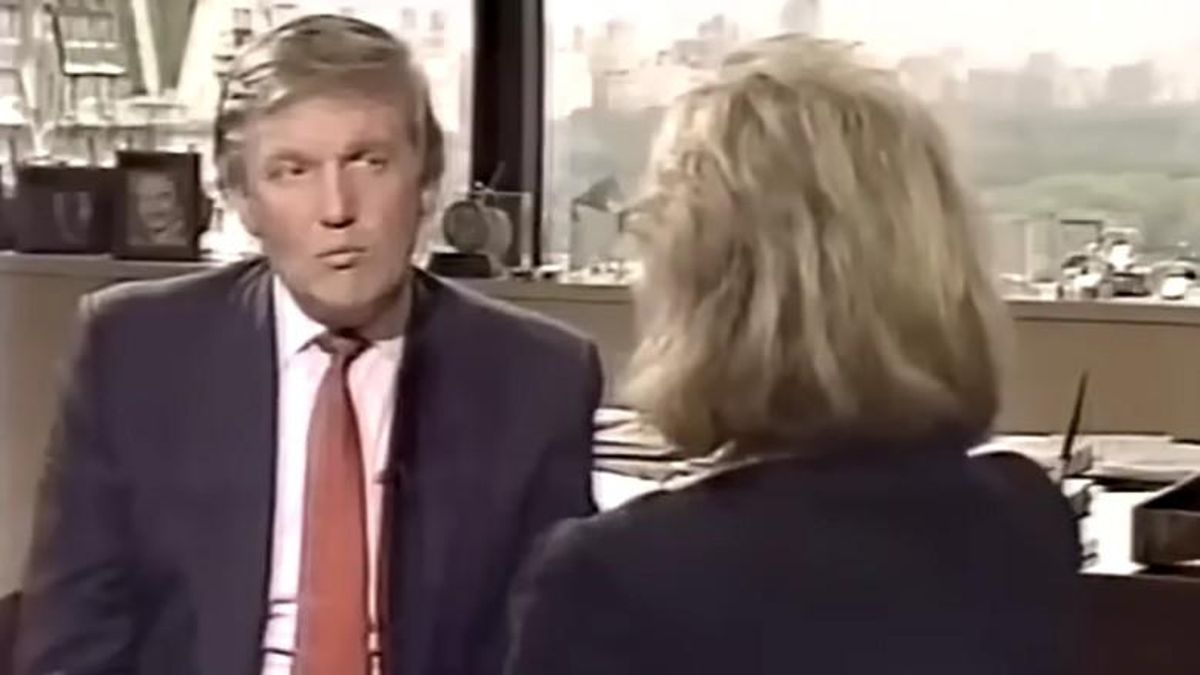 Trump en su entrevista con Barbara Walters