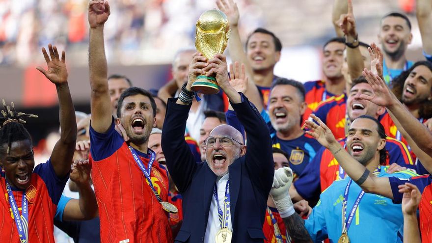 El ciclo ganador de España con De la Fuente: cuatro finales, tres títulos y un Mundial