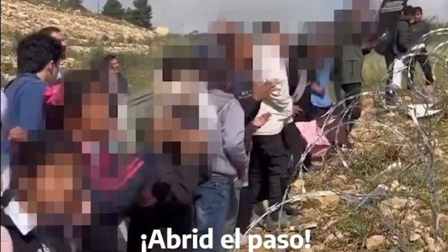 Captura vídeo niños palestinos.