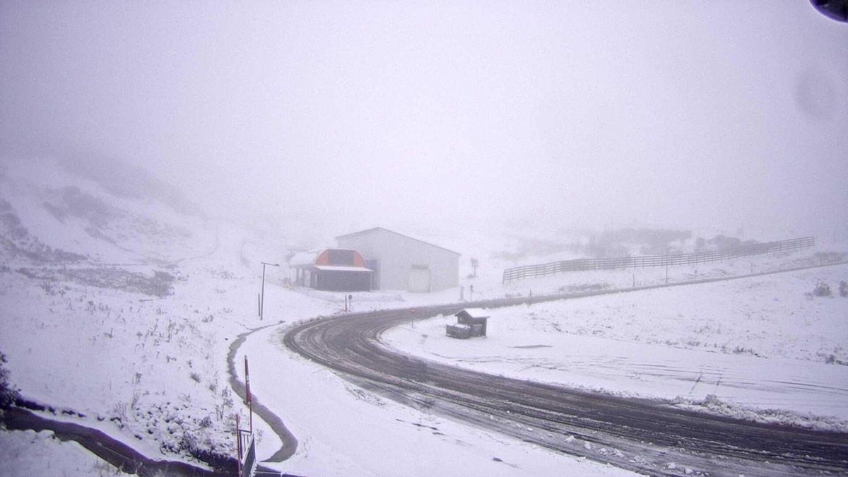 La zona de taquillas de la estación de Valgrande-Pajares en Asturias.