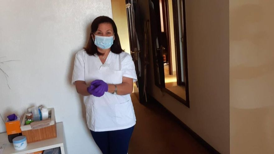 Loreta, empleada de hogar, lleva 17 años viviendo en España