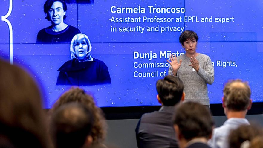 Carmela Troncoso, profesora de la Escuela Politécnica Federal de Lausana (EPFL)