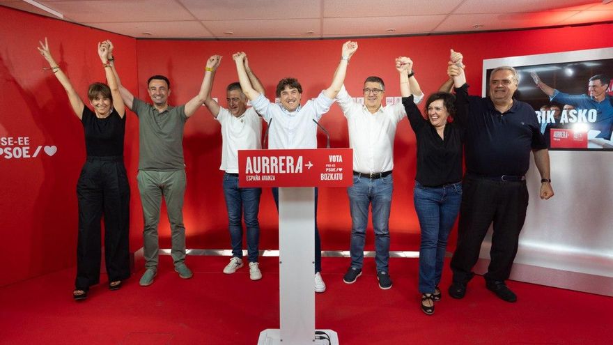 El PSE-EE gana en votos en Euskadi, el PNV toca suelo pero salva el grupo parlamentario y EH Bildu avanza