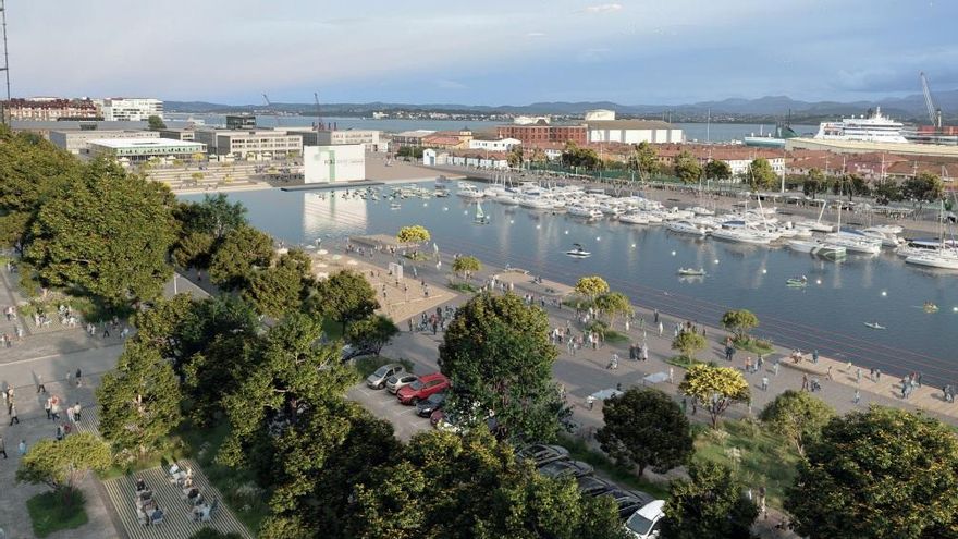 Playas artificiales en el Barrio Pesquero, granjas en Cueto y huertos junto a la ría de Raos: el modelo de ciudad de Santander para 2055