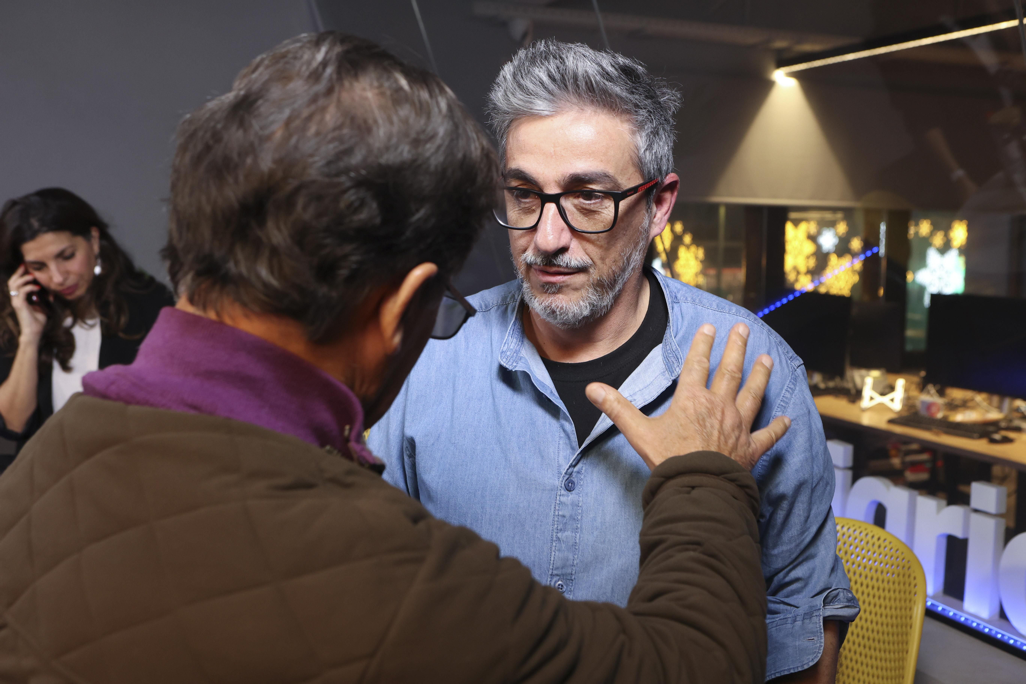 Jesús Bastante en la redacción de elDiario.es