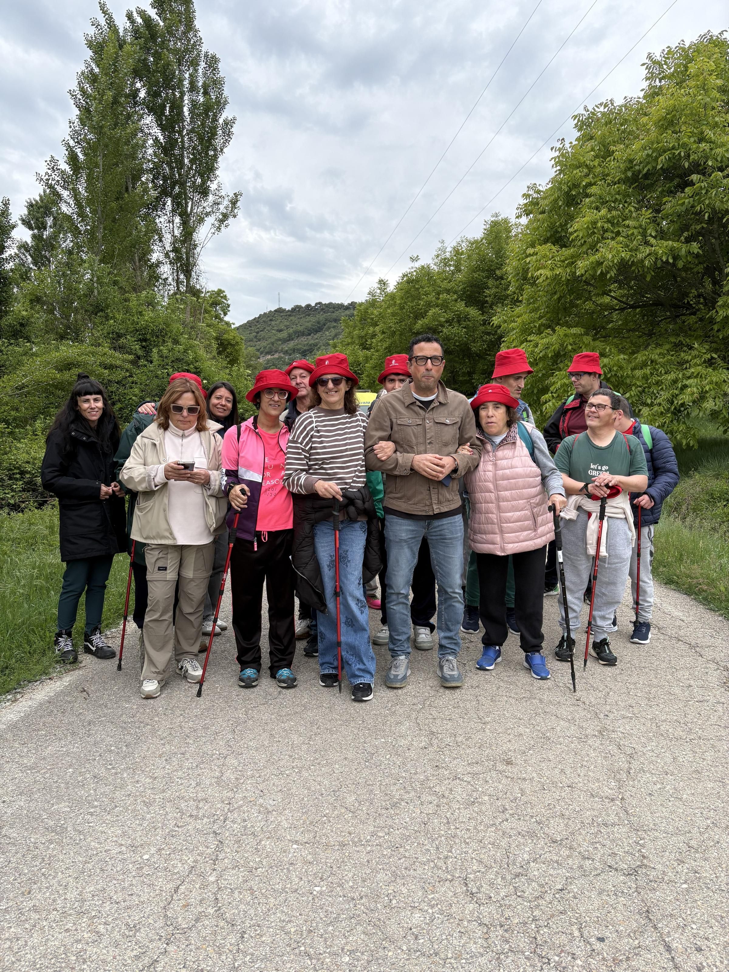 Ruta senderista con personas con discapacidad en Caspueñas (Guadalajara)